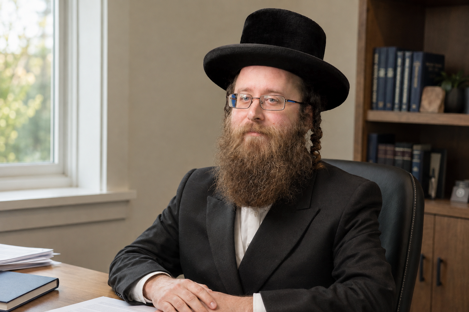 משה שובקס, מתכנן פיננסי מקצועי, במשרדו